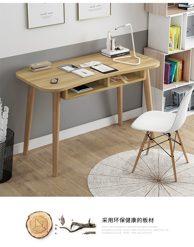 Ins Bắc Âu đơn giản nhà máy tính bàn bàn học sinh bàn văn phòng phòng ngủ hiện đại căn hộ nhỏ bàn - Bàn bàn gấp văn phòng