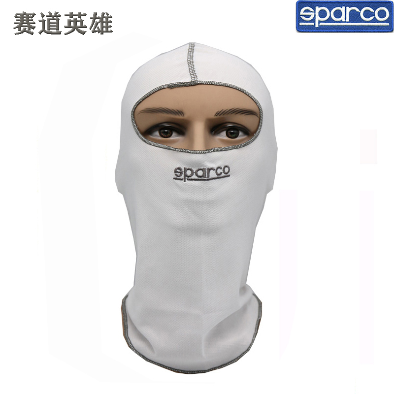 Sparco headset spa coolmax bala black kart racing face face mask full face helmet