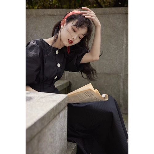 Летняя белая длинная юбка, платье, французский стиль, яркий броский стиль