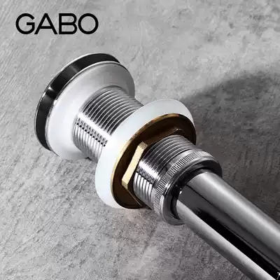 Guanbo bathroom basin accessories water drain bounce wash basin upper basin hand wash pool drain 250060
