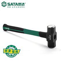 Star octagonal hammer multi-purpose fiber handle octagonal square head large hammer multi-functional hammer hammer floor tile octagonal hammer