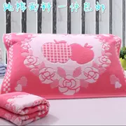 Bông gạc 100% cotton gối bao gồm cao cấp những người yêu thích phong cách châu Âu phim hoạt hình giải phóng mặt bằng chính hãng đặc biệt một cặp miễn phí vận chuyển - Khăn gối