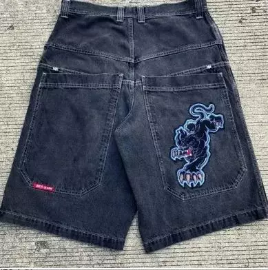 Джинсы JNCO Y2K японский стиль 2000-х, широкий мешковатый крой, размеры 28–34 (талия 72–85 см)