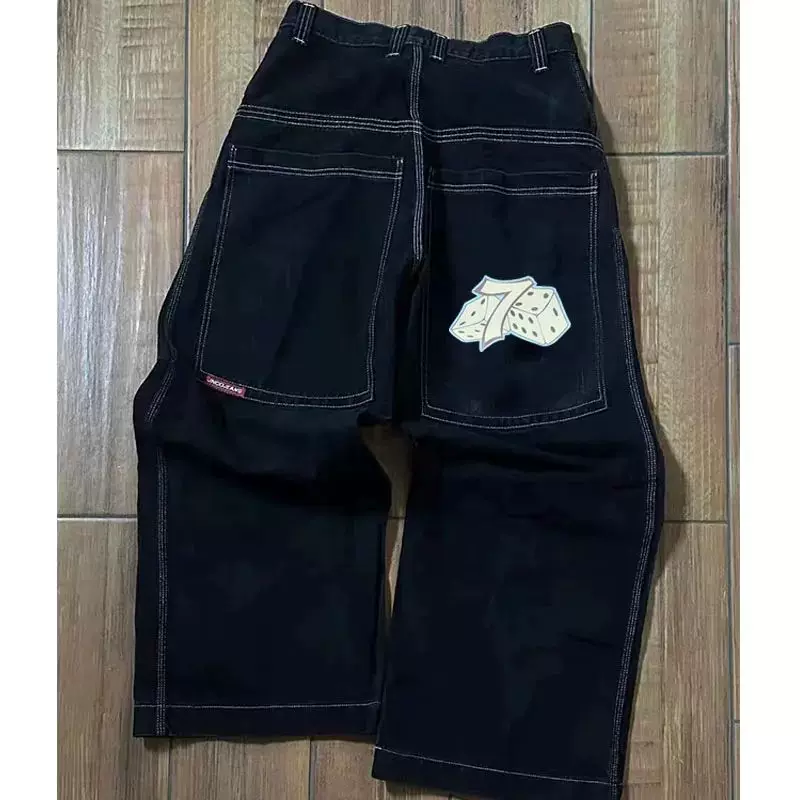 Джинсы JNCO Y2K японский стиль 2000-х, широкий мешковатый крой, размеры 28–34 (талия 72–85 см)