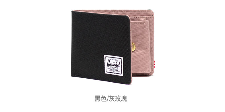 Herschel Cung cấp Roy + Đồng xu ngắn chống trộm ví nam và nữ đoạn ngắn thương hiệu thủy triều nhỏ - Ví tiền ví da nam hàng hiệu
