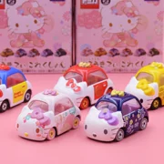 HelloKitty Hello Kitty Cartoon Hợp kim Đồ chơi Mô hình Xe Mô hình Trang trí Cô gái Quà tặng Đồ chơi - Chế độ tĩnh