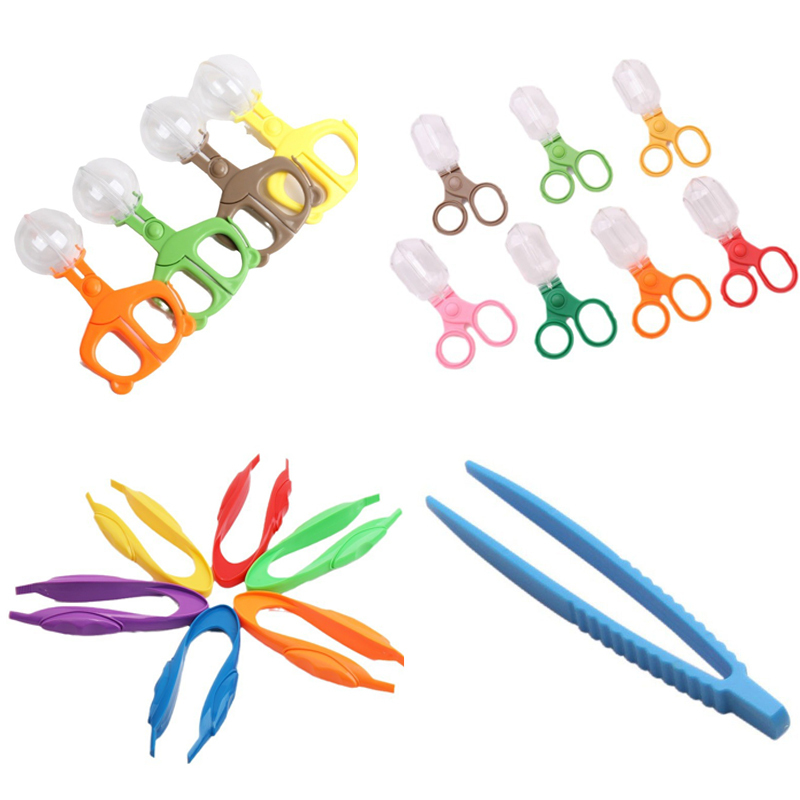 Helping Hands Fine Motor Training Early Education Clip Toy Children's Outdoor Insect Catcher Tweezers