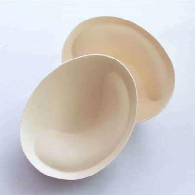 Thickened chest pad 3D stereoscopic cup yoga wear sponge pad, small chest looks larger, thin top and thick bottom, perforated hole insert piece