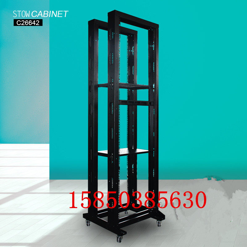 Open Monitoring Power Amplifier Cable TV Switch Server Network Standard Rack Cabinet 2 m 600 Deep