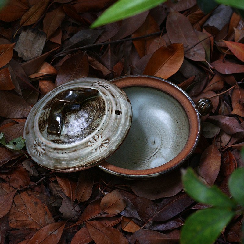 Japan's Wangu burning alcohol small hot pot one-person small hot pot casserole pottery pot heat-resistant electric hot pot stew pot alcohol stove