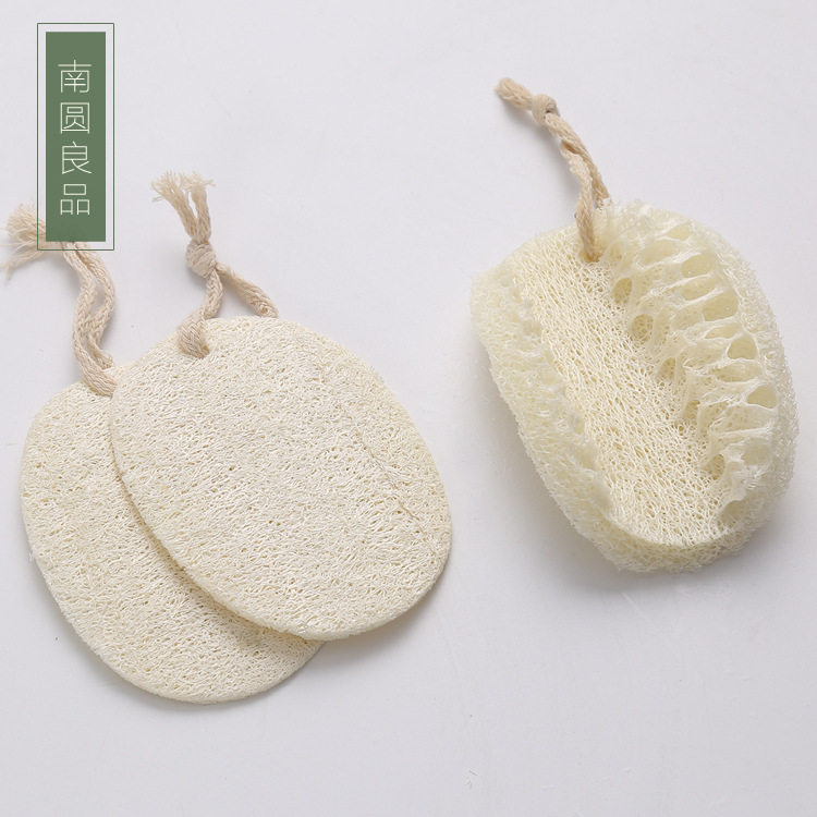 Household natural loofah brush, loofah dishwashing cloth, special pot brush for non-stick coating pot, non-stick oil and no damage to the pot