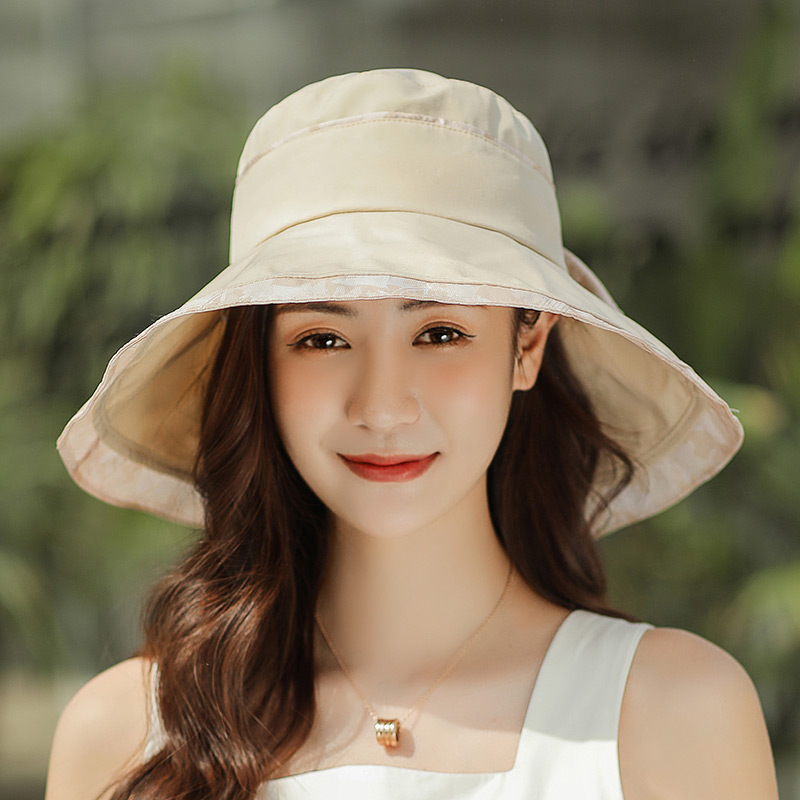 Fisherman Hat Woman Summer Great Along Sunhat Cover Fashion 100 Hitch Resistant UV Folding Cool Hat Sunscreen Sunhat