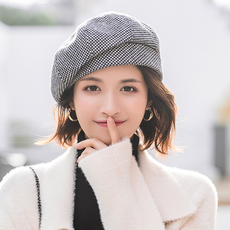 Berets woman Han version Chaoying Inron Regubé Painters' Hat Autumn Winter Fashion 100 Hitch Spring Autumn and Aniseed Hat