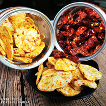 Wufeng specialty instant bacon crispy pepper fried potato chips Potato bubble sausage pepper bacon tempeh