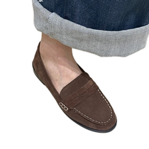 Benefits of breaking the code TOMBOR Tongbao handmade suede genuine leather slip-on Lok Fu 110-05 (not running orders