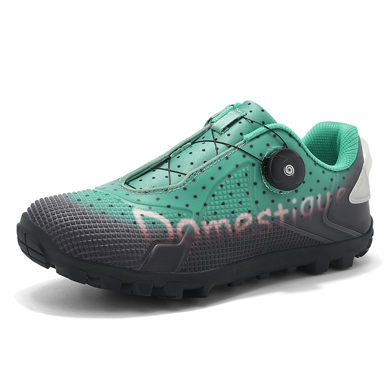 Professional Cycling Shoes for Men, Mountain Bike Lock Shoes, Breathable Off-Road Cycling Shoes, Hard-Soled Power-Assisted Road Cycling Equipment