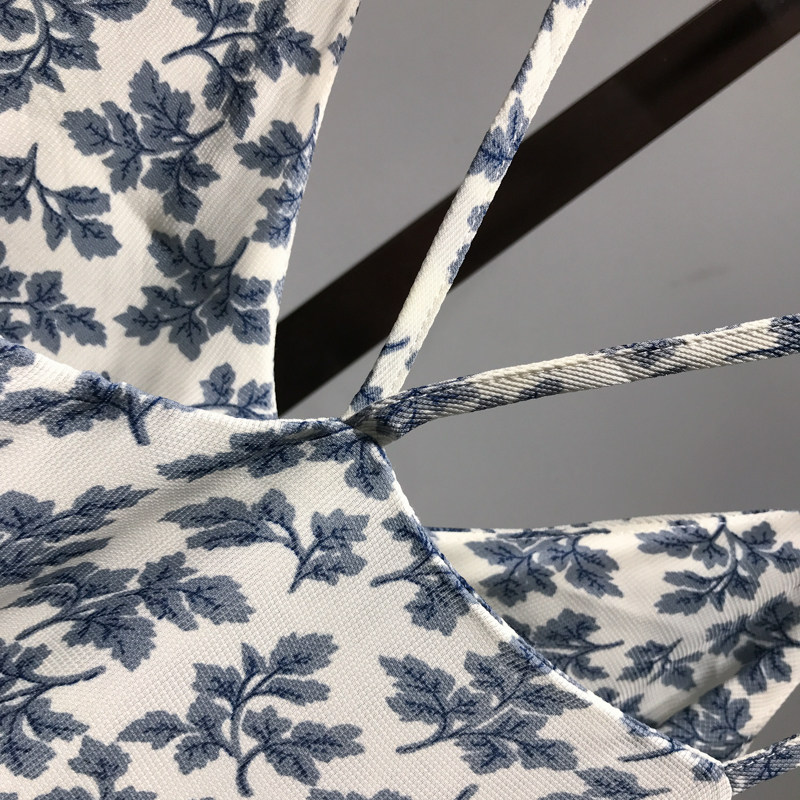 上品 U 系列專櫃品牌女裝正品折扣碎花中長版吊帶裙女時尚韓版