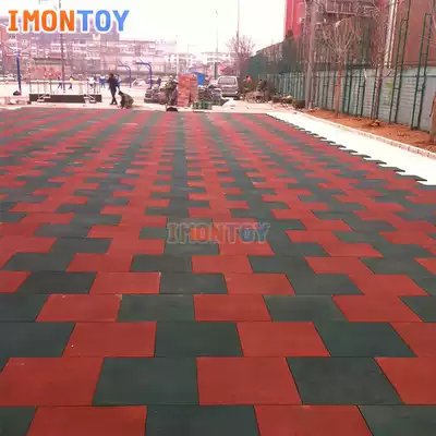 Outdoor rubber floor mats Kindergarten KFC gym Children's orchestra playground Playground Plastic floor stickers Outdoor
