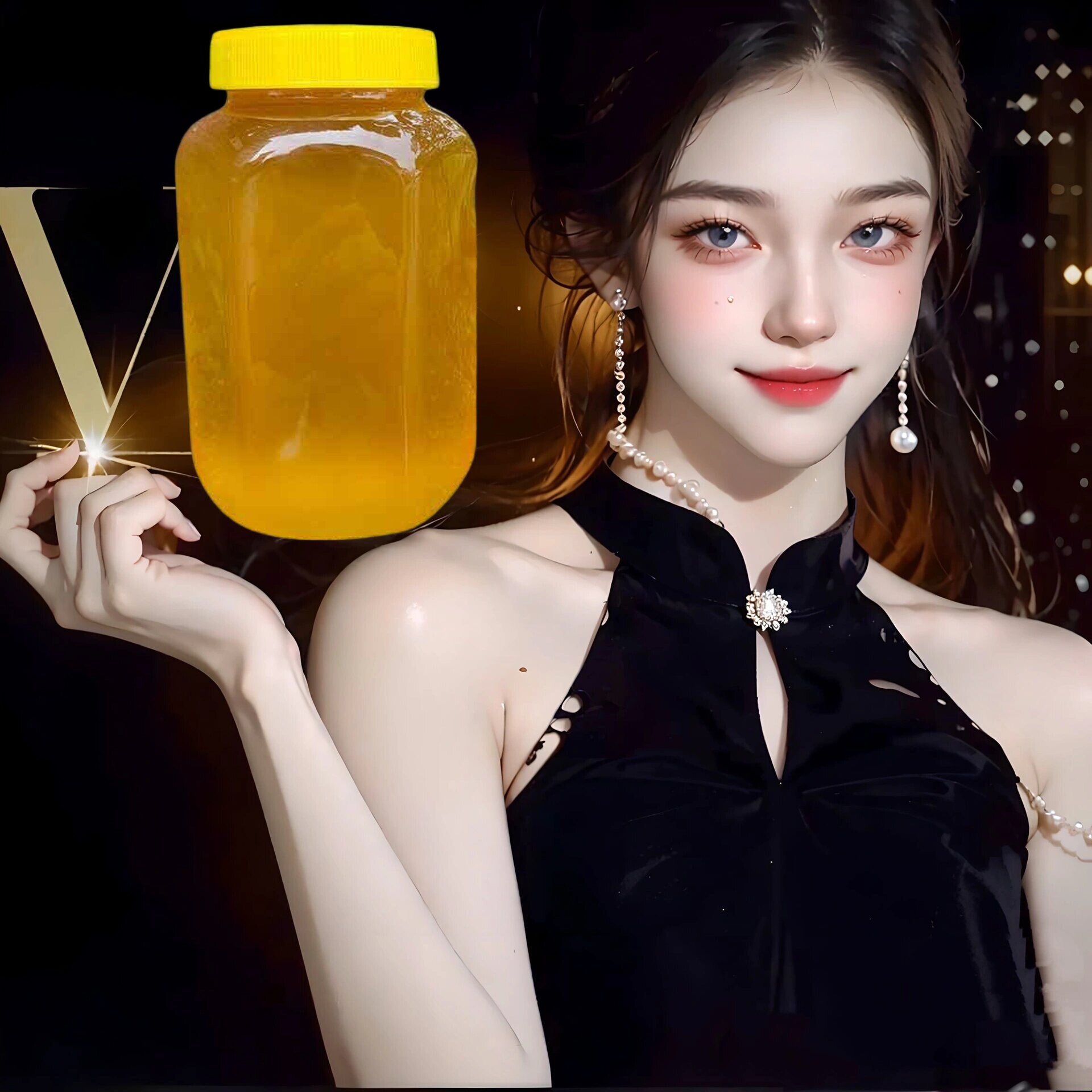 伏牛山真蜂蜜的LOGO