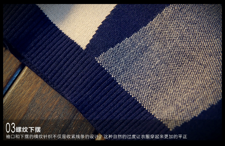 Mùa thu đông nam Hàn Quốc áo thun dài tay áo len thời trang áo len thanh niên chạm đáy áo len sửa chữa áo len thủy triều