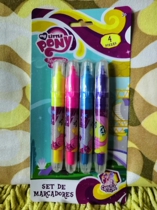 Full cartoon childrens painting graffiti watercolor pen marker brush brush 4 colors