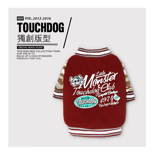 2015 Touchdog его домашняя одежда TDCL0007 собачья хлопчатобумажная одежда.
