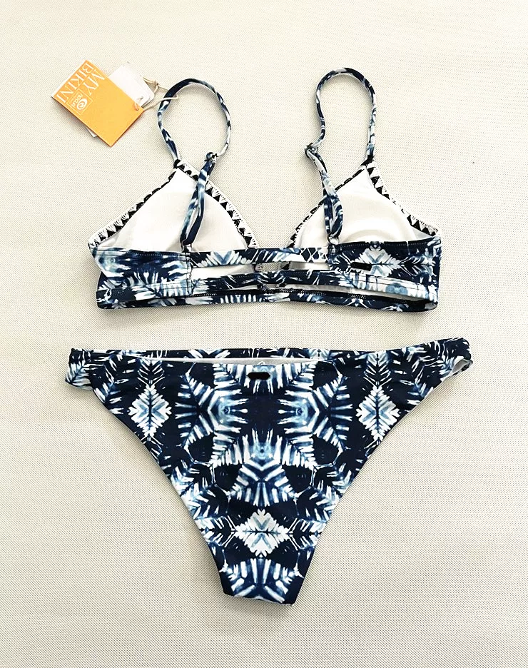 Австралийский ripcurl принтованный вышитый треугольный купальник для женщин, маленький размер, серфинг, сексуальный push-up, Slimming, отпуск