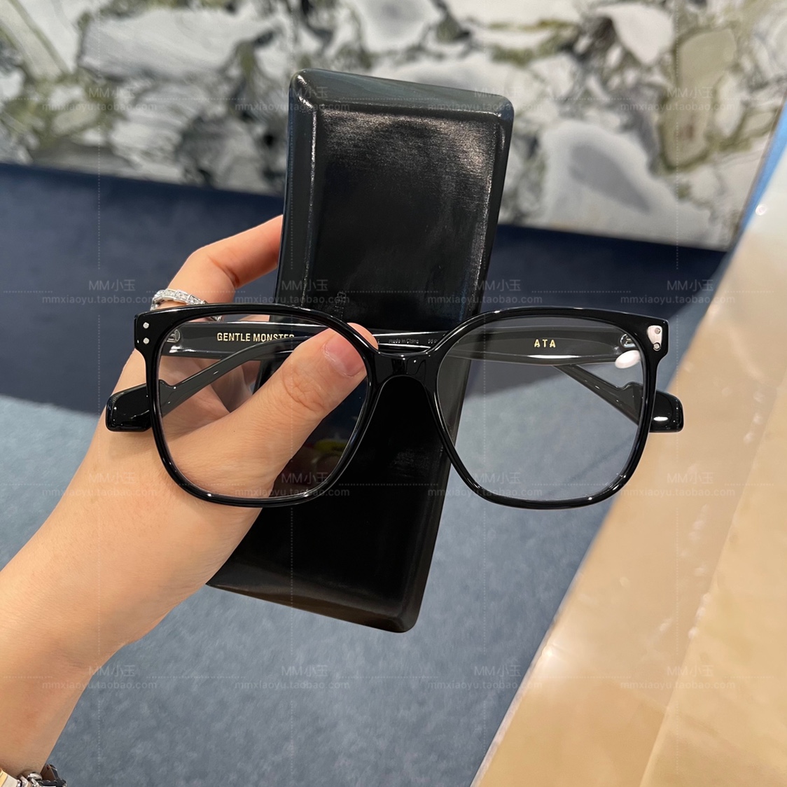 (ATA) GM GENTLE MONSTER Anti-blue light Cai Division lenses eye frames Ouyang Nana Tongan