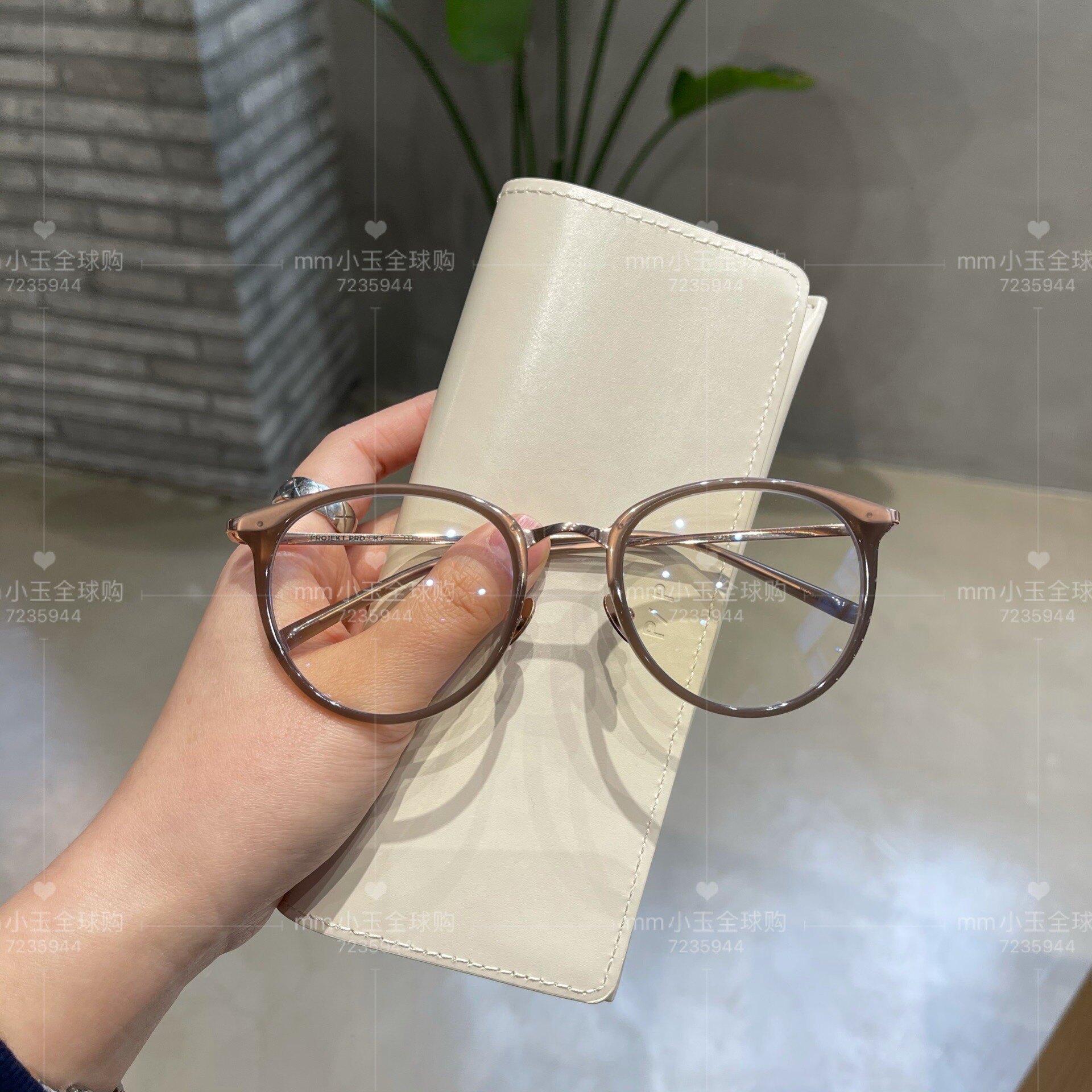 (SC17)PROJEKT PRODUKT Korea direct mail fashion glasses frame titanium alloy glasses frame