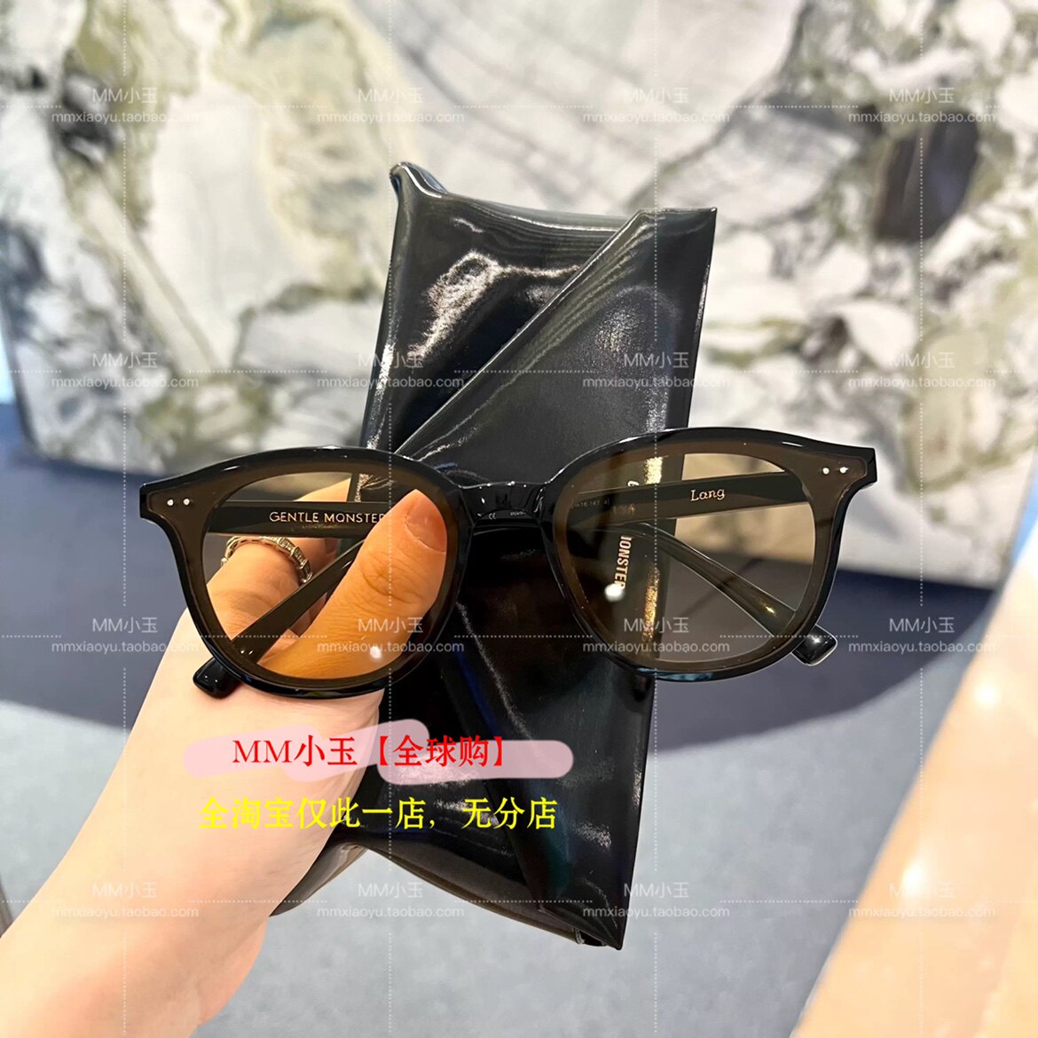 LANG) GM GENTLE MONSTER GENSER Glasses Sunglasses Sunglasses Star the same style