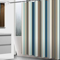 Waterproof thickened bathroom shower curtain Bathroom curtain Shower curtain cloth curtain hanging curtain Shower curtain Partition curtain set Nordic