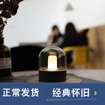 Rechargeable Removable Night Light ins Net Red Bedside Retro atmosphere Bedroom Sleep Light Nordic Bar Table Lamp