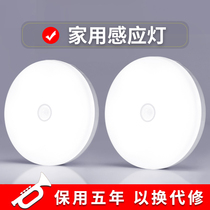 Infrared automatic night induction lamp Home people come to light aisle door voice control led lamp Human body induction