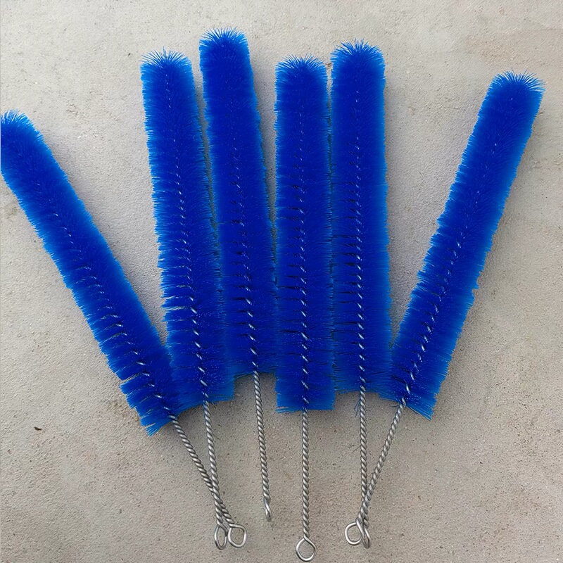 Extended Nylon Cleaning Brush, Hard Bristle Brush, Nylon Pipe Brush, Round Household Appliance Cleaning Brush, Fish Pond Filter Twist Brush, Cat Brush