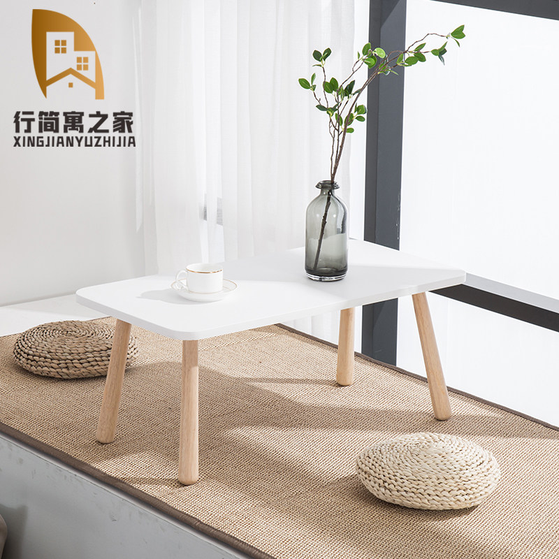 Tatami tea table small family type modern minimalist mini-table terrace table pit table Zen-style dwarf table