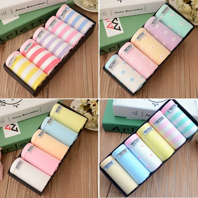 6 cô gái nhỏ đóng hộp đồ lót 12 tuổi cotton tóm tắt cô gái 9 trẻ lớn 13 học sinh trung học cơ sở