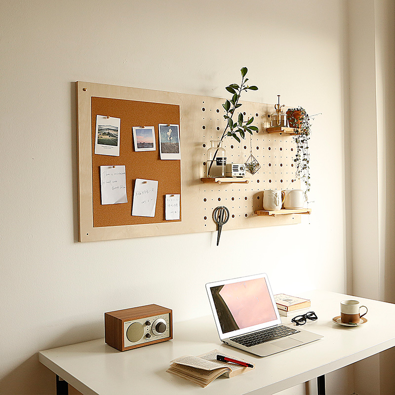 ins dongle plate hanging plate cork photo wall custom left word plate wall corner containing wall-mounted wall shelf decoration