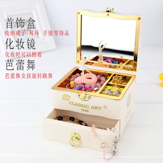 Piano music box music box spinning ballet birthday gift for boyfriend and girlfriend on Valentine's Day romantic gift toy
