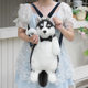 Plush Husky Stuffed Animal Doll Children's Cute Backpack Toy Birthday Gift for Girls