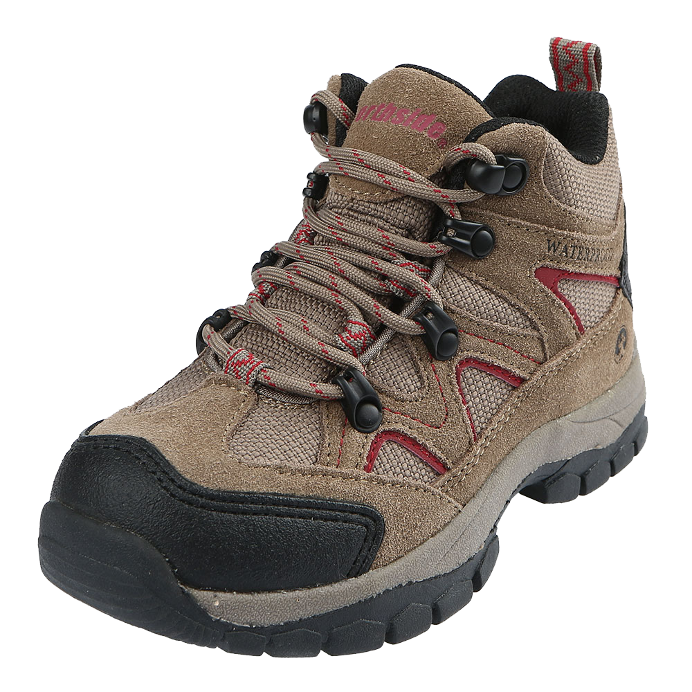 NORTHSIDE Children Shoes Children Outdoor Waterproof Anti-Slip Air Permeable Light Weight Wear Middle Cylinder Mountain Hiking Shoes