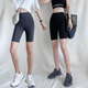 Yoga Bodybuilding Shark Pants Cycling Pants Women's Outerwear Barbie Five Points Bottoming Shorts Anti-Exposed Safety Pants Summer Style ບາງໆ