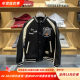 Li Ning 26 spring and winter new men's and women's anti-Wu BADFIVE three-dimensional contrast stitching baseball collar cotton jacket AJMW009