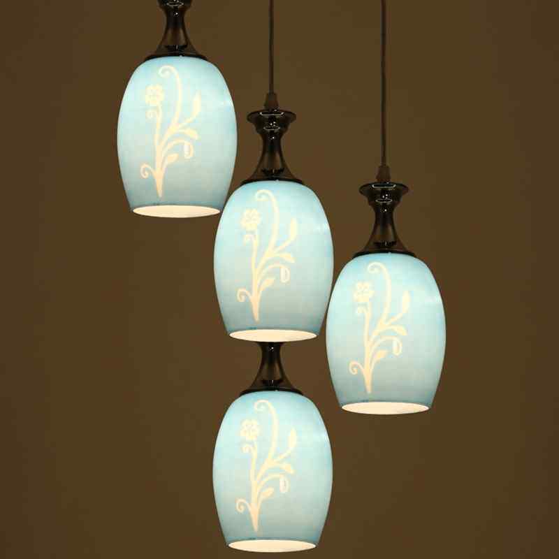 餐厅吊灯后现代简约餐吊灯创意三头餐厅灯卧室LED吧台饭厅灯具