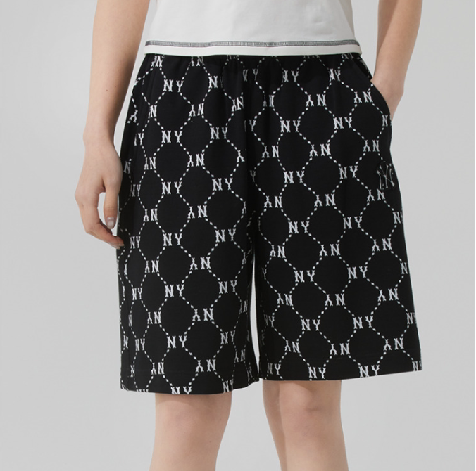 Summer New Authentic Mlb Men's and Women's Fashionable Breathable Casual Sports Knitted Shorts 3Aspm0153