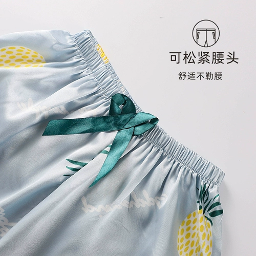 Летняя пижама, шелковый лонгслив, тонкий комплект, эффект подтяжки, коллекция 2021