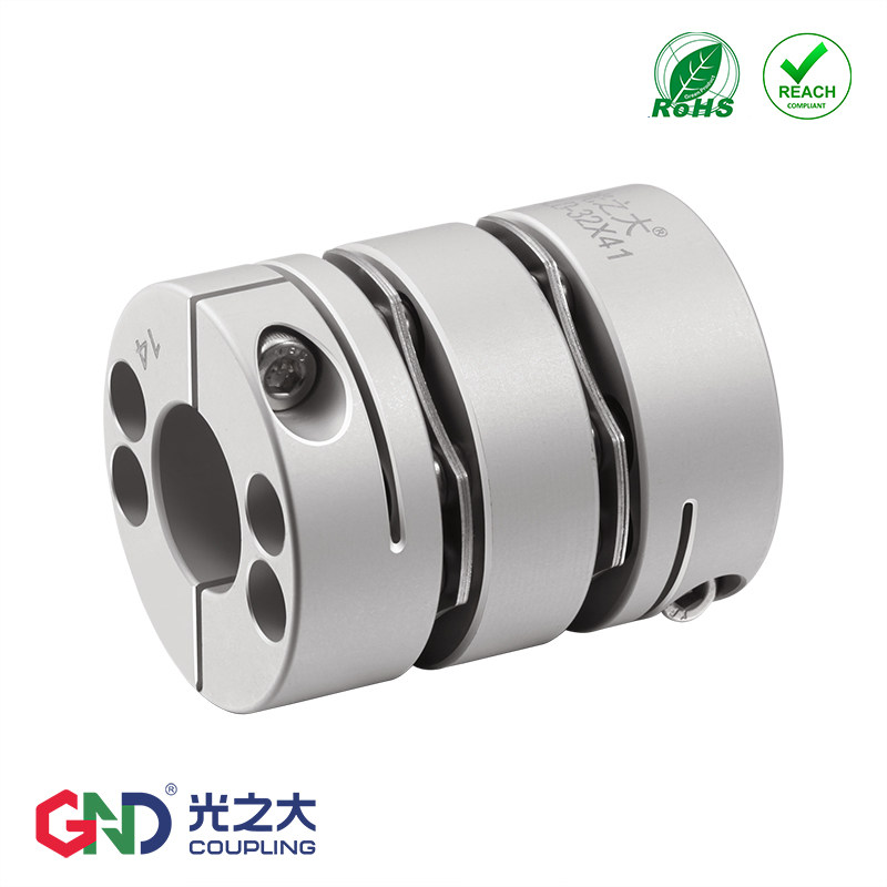 Light Big GLB double diaphragm 8 screws large torque servo motor coupling ball bearing wire rod transmission elastic couplings