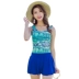 Phong cách retro áo tắm một mảnh nữ boxer váy bảo thủ che bụng thon thon bãi biển nóng mùa xuân áo tắm nhà máy trực tiếp