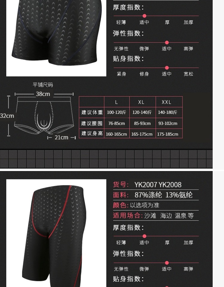 Quần boxer nam mới quần bơi thể thao chuyên nghiệp dành cho người lớn đồ bơi dành cho người lớn nhanh khô năm quần chống mặc quần short mùa xuân nóng quần bơi boxer nam