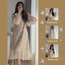 2022 Early autumn accessories French style gentle ethos Body Shatters dress Dress Woman Design Sensation Little Crowdage Long Skirt