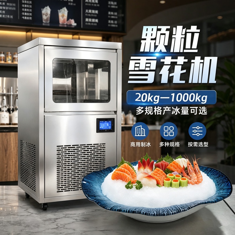 Particle Snowflake Ice Maker, Small-Scale Ice Machine, Fully Automatic and Efficient Ice Production for Bars and Hot Pot Restaurants, Available in Various Specifications Particle Snowflake Ice Maker, Small-Scale Ice Machine, Fully Automatic and Efficient Ice Production for Bars and Hot Pot Restaurants, Available in Various Specifications
